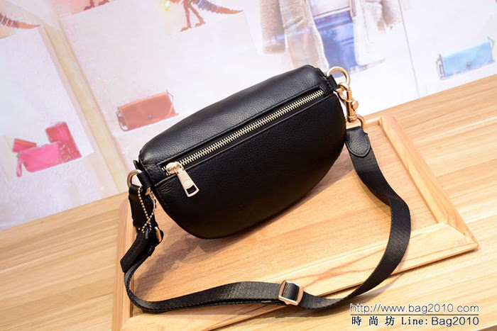 COACH蔻馳 原單新款 39939 真牛皮荔枝紋 女士腰包  Chz1563